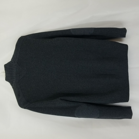 TOMMY HILFIGER Full Zip Pocketed and Elbow Patched Sweater - Picture 6 of 13